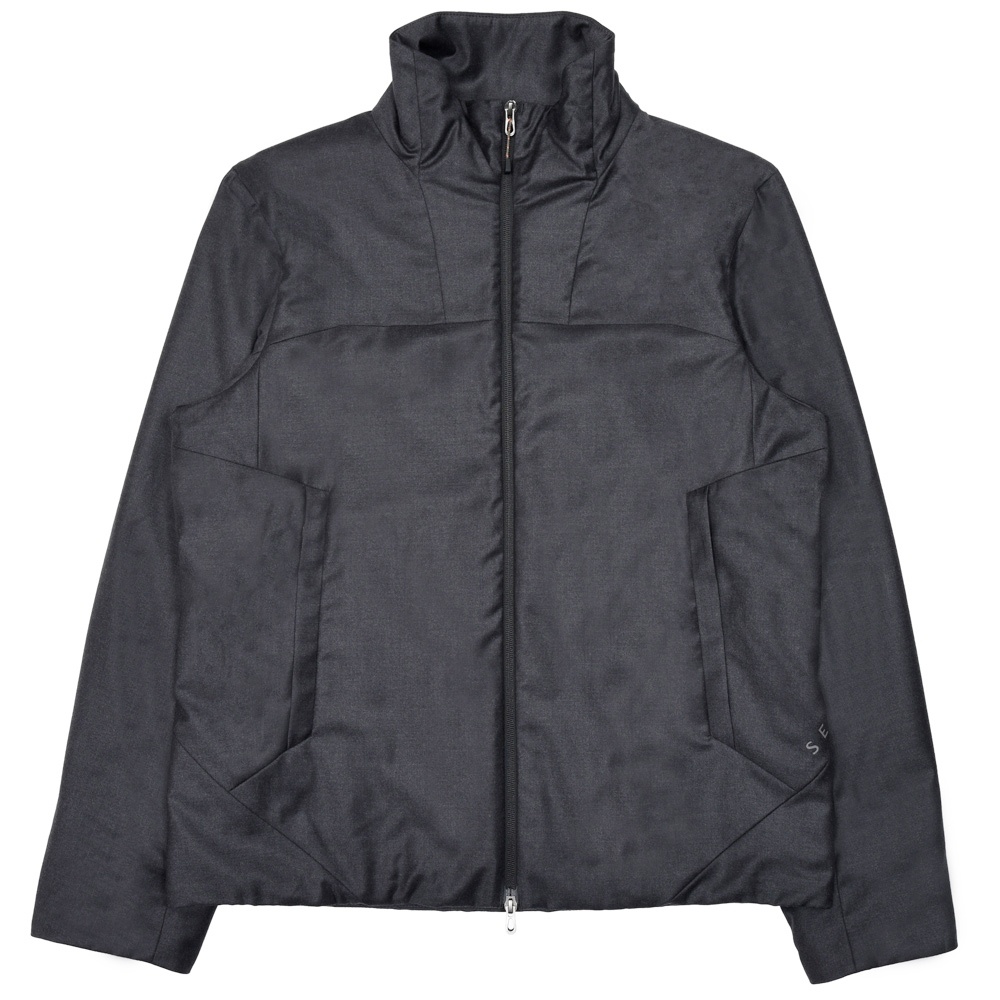 SEASE（シーズ）　ブルゾン SEASE（シーズ）LIGHT WARMER JACKET ウールシルクサキソニーパデッド
