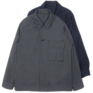 MILA SCHON MILANO(ミラ ショーン ミラノ)<br>ウールサージオーバーシャツ 287-400 11056002052