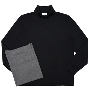 MILA SCHON MILANO(ミラ ショーン ミラノ)<br>SUPER100'sウォッシャブルウールタートルネックニットソー 287-601 12056002052