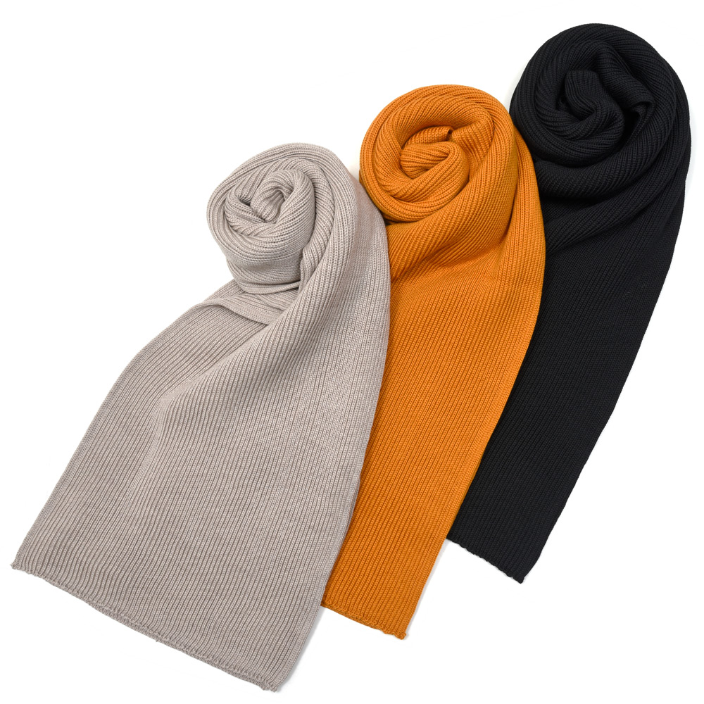 AYAQ（アヤック）ウールリブニットマフラー TYNDALL ARCTIC SCARF