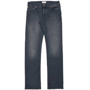 JACOB COHEN(ヤコブコーエン)<br>NICKニック ウォッシュドコットンストレッチスリムテーパードデニム 226-42224 13056005052