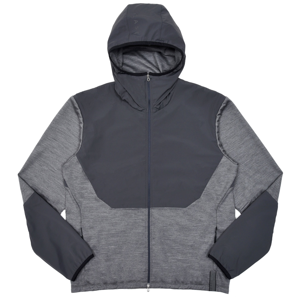 SEASE（シーズ）ZIPPED HOODIE HYBRID ウールジャージ×ストレッチ