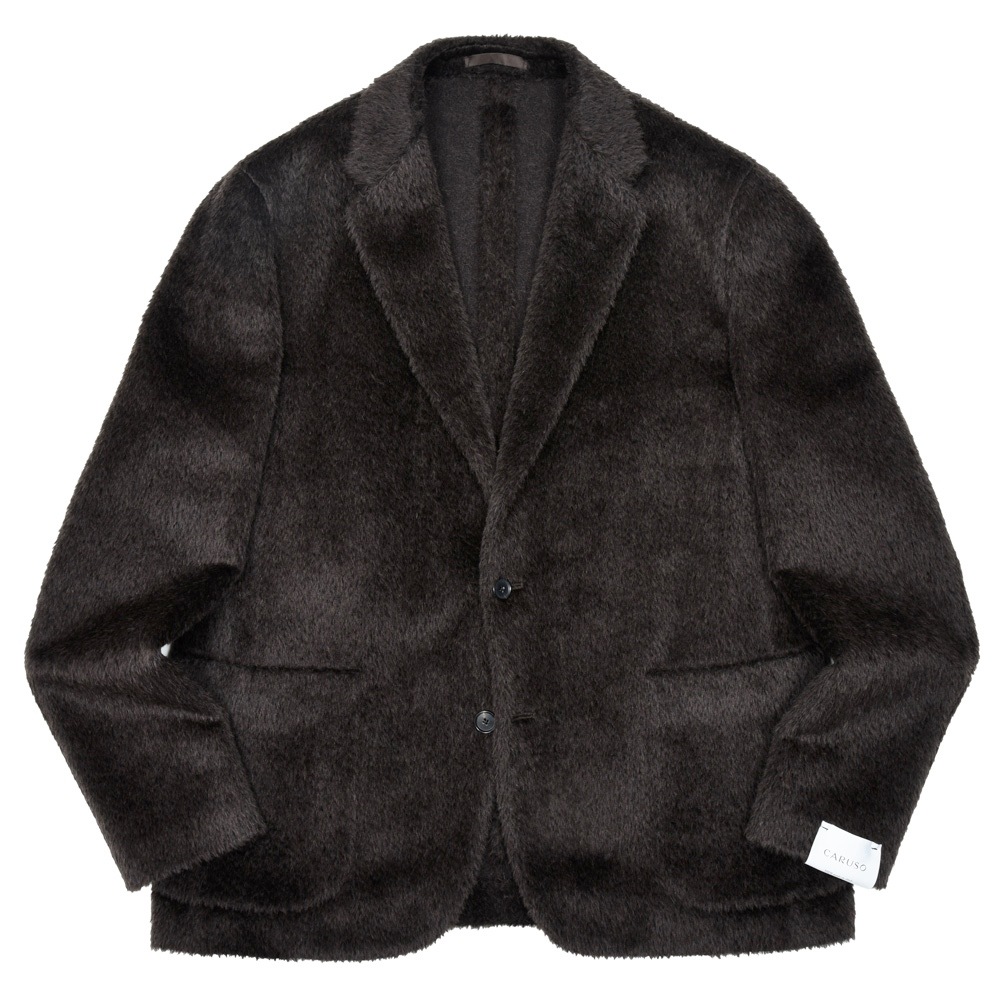 CARUSO（カルーゾ）ZERO JACKETゼロジャケット アルパカウールシャギー