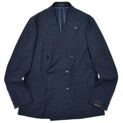 高級　TAGLIATORE ジャケット　美品　ラペルピン付き　チェック　シルク 高級 TAGLIATORE ジャケット 美品 ラペルピン付き チェック シルク