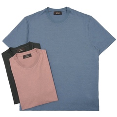 ZANONE�i�U�m�[�l�j<br>�A�C�X�R�b�g���N���[�vS/S�N���[�l�b�N�J�b�g�\�[ TSHIRT MC/SLIM FIT/815214/ZG380/54410(M) 12165300052