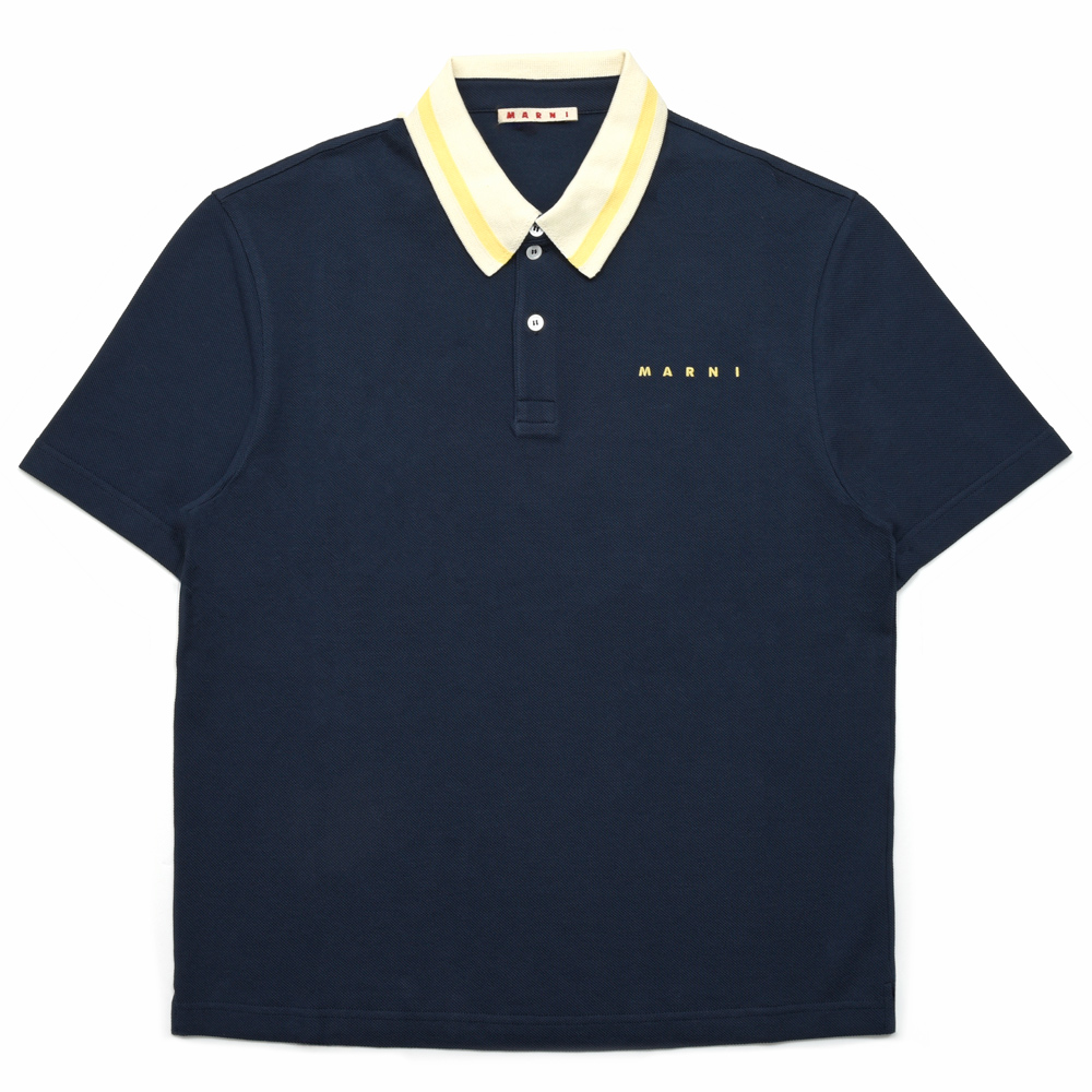 MARNI（マルニ）コットンピケポロシャツ PUMU0051LS UTC599