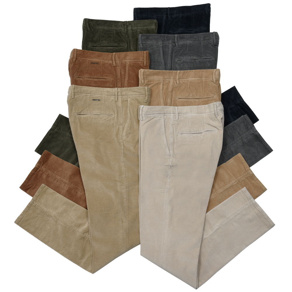 INCOTEX SLACKS（インコテックス スラックス）SLIM FIT ウォッシュド