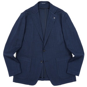TAGLIATORE(タリアトーレ)<br>LIGHTライト ウールミックスヘリンボーンジャガード2Bジャケット 210025 17061011054