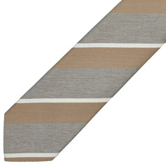 FRANCO BASSI（フランコ バッシ）シルクレップレジメンタルストライプ