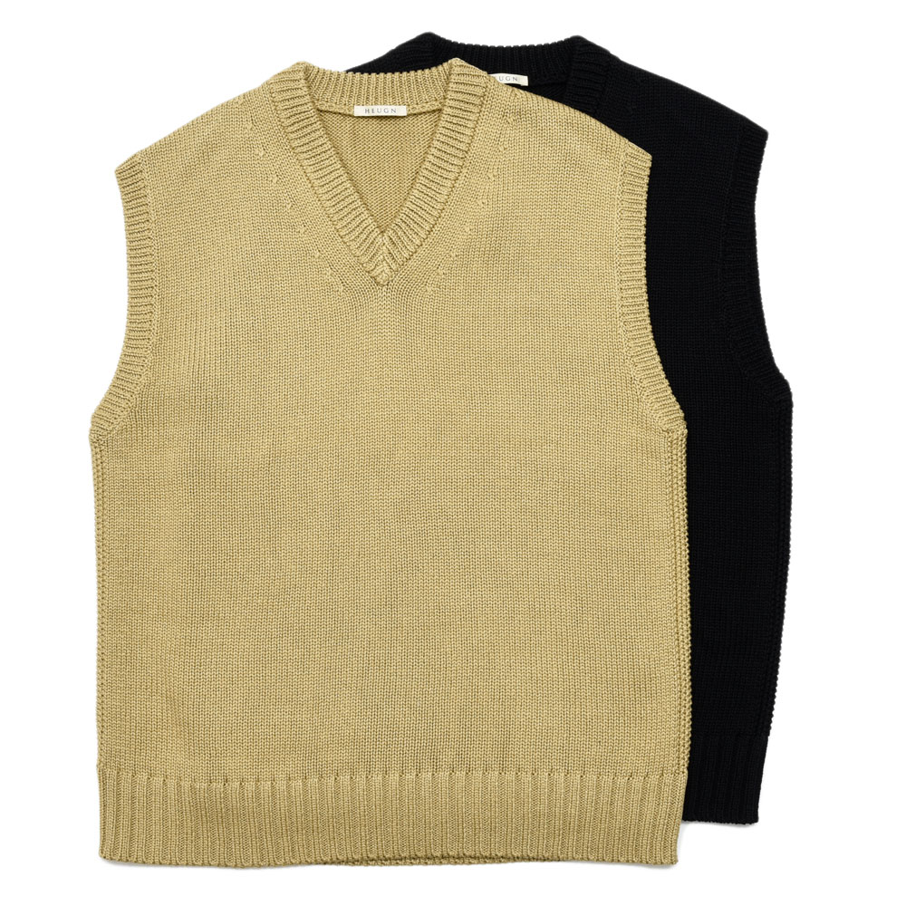 HEUGN（ユーゲン）KNIT MD VS KNITWEAR007 コットンニットベスト 
