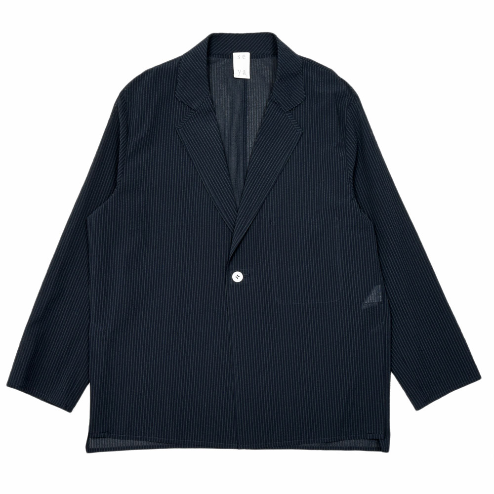 seya.（セヤ）NAM OU ZERO JACKET コットンシルクシアサッカー1B