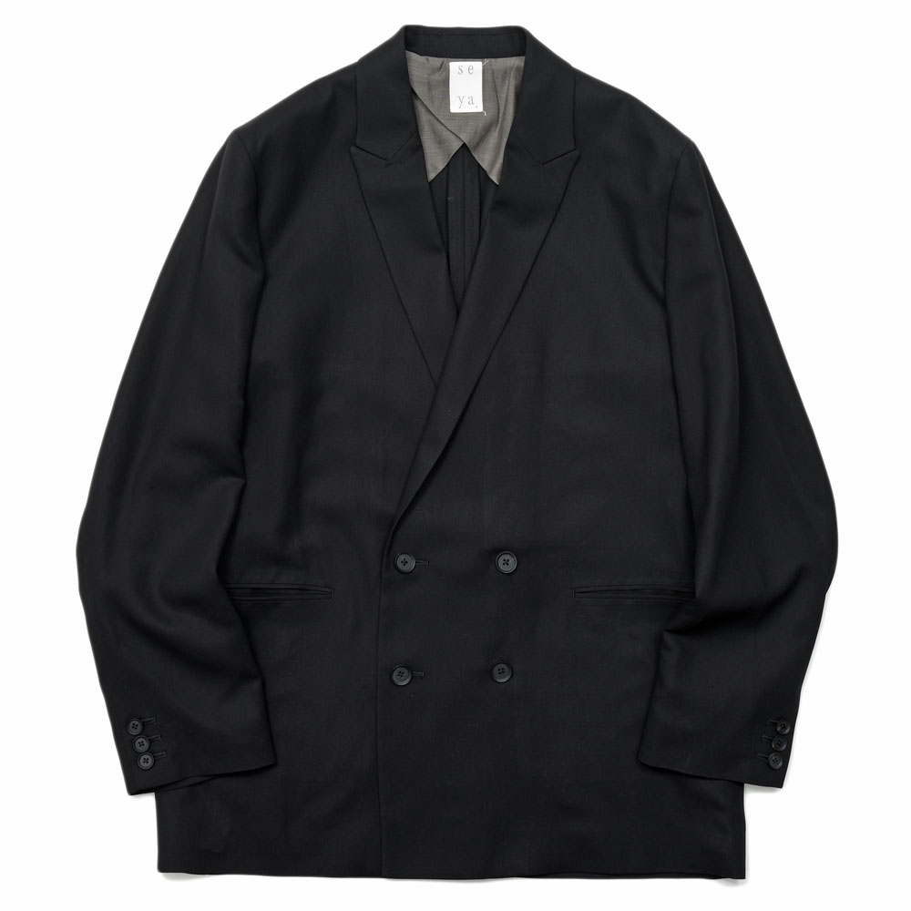 seya.（セヤ）TRAVEL TAILORED JACKET コットンジョーゼット4B