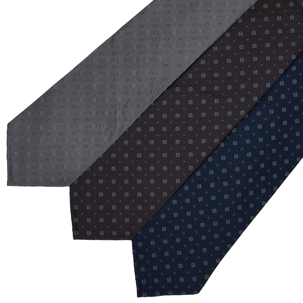 TIE YOUR TIE（タイ ユア タイ）シルクフラワーパターンタイ