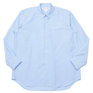 COMME des GARCONS SHIRT�i�R���f�M�����\���V���c�j<br>FOREVER �R�b�g���M���K���`�F�b�N�V���c FZ-B001-PER 11061400025