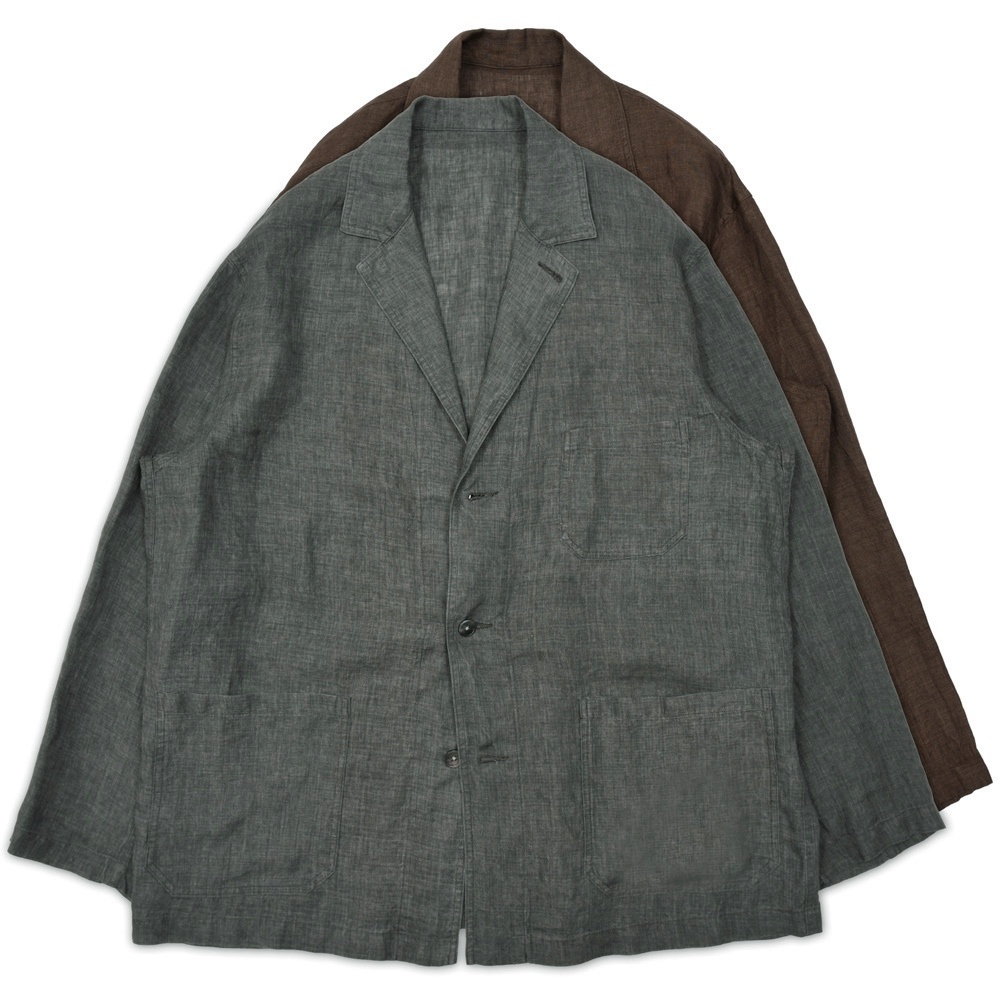 YLEVE（イレーヴ）リネンシャンブレーシャツジャケット 170-6120058