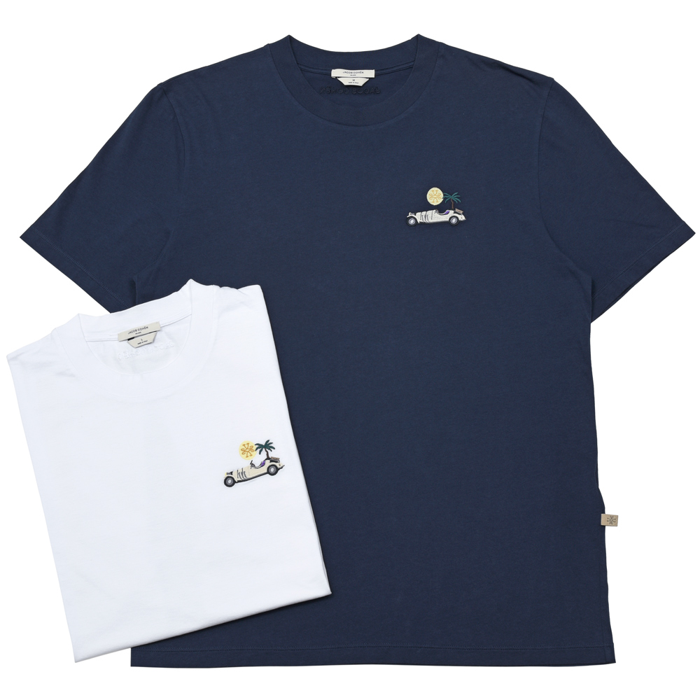 JACOB COHEN（ヤコブコーエン）Resort Collection コットンS/Sクルー