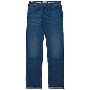JACOB COHEN(ヤコブコーエン)<br>NICKニック LIMITED EDITION ウォッシュドコットンストレッチテーパードフィットセルビッジデニム 226-42113 53056053052