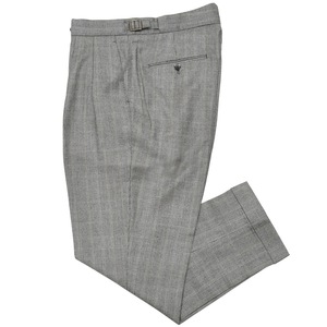 BERWICH(ベルウィッチ)<br>SCOTCHスコッチ ウールサキソニーグレンチェック2インプリーツクロップドパンツ AN1646 13062003039