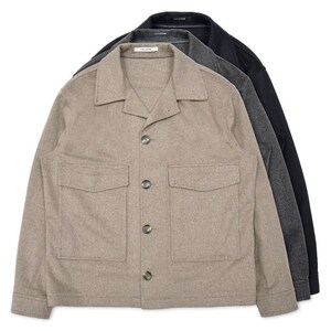TAGLIATORE(タリアトーレ)<br>ADIBアディブ LoroPianaウールフランネルショートブルゾン 010103 14062015054