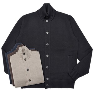 ZANONE�i�U�m�[�l�j<br>5�Q�[�W�E�[���X�^���h�J���[�j�b�g�J�[�f�B�K�� CHIOTO/SLIM FIT/810130/ZR229/65802 16062001052