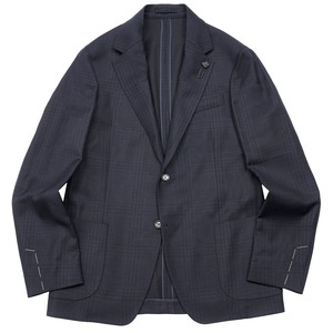 LARDINI(ラルディーニ)<br>ROMAローマ ウールライトツィードシャドーチェック2Bジャケット 6216-A6202Q7517 17066003109