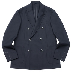 LARDINI�i�����f�B�[�j�j<br>ROMA���[�} �e�b�N�E�[���z�b�v�T�b�N6B�_�u���W���P�b�g(���^���{�^��) A6203JQ4703 17062001109