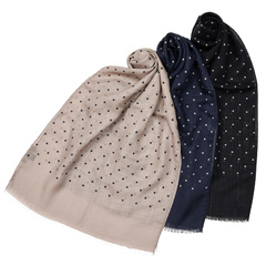 BEGG X CO（ベグ アンド コー）シルキーカシミアドットストール Wispy