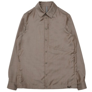 SEASE(シーズ)<br>NEW GATE SHIRT ウールギャバジンオーバーシャツ SI039TN700 11062016039
