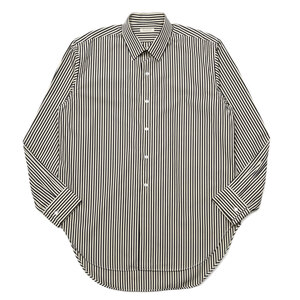HEUGN�i���[�Q���j<br>Alan London Stripe Black �R�b�g���X�g���C�v�V���c SHIRT148 11062405189