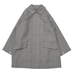 HEUGN�i���[�Q���j<br>Harrison Check half �E�[���R�b�g���`�F�b�N�R�[�g COAT099 14162401189