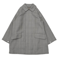 HEUGN�i���[�Q���j<br>Harrison Check half �E�[���R�b�g���`�F�b�N�R�[�g COAT099 14162401189